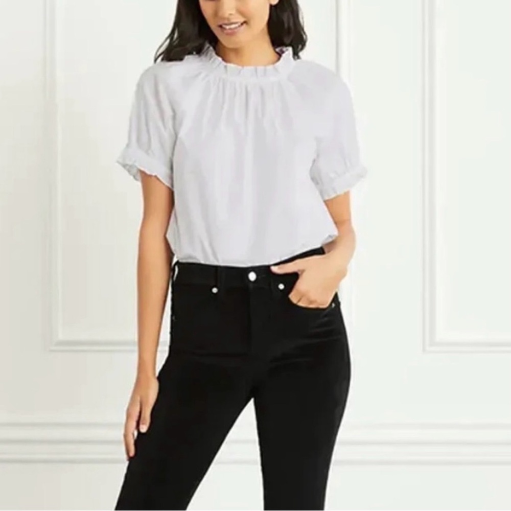 Hill House The Kit Blouse White Sz Small